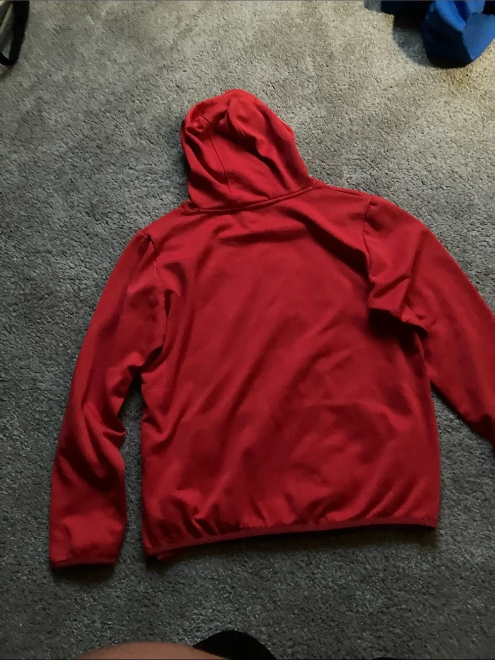 Under Armour Boys' Red Hooded Pullover Puffer Jacket